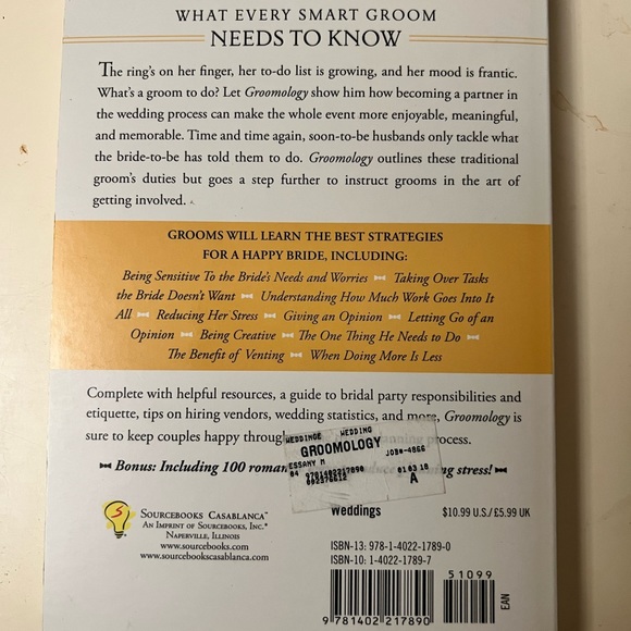 Groomology Book for Grooms - Wedding Gift - Picture 2 of 3